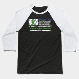 No One Fights Alone Neurofibromatosis Awareness Baseball T-Shirt